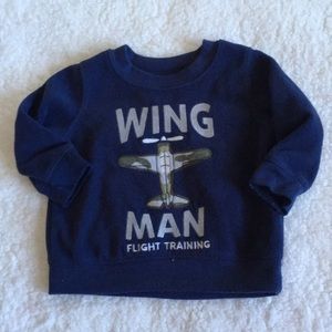 Wing Man Boys Crew Neck Sweater 3-6 month